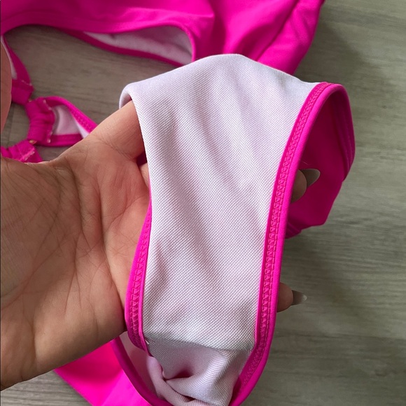 Vibrant Pink One Piece Swimsuit Size Small - Picture 5 of 6